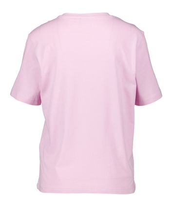 Roze katoenen t-shirt met ronde hals Visybilla Vila