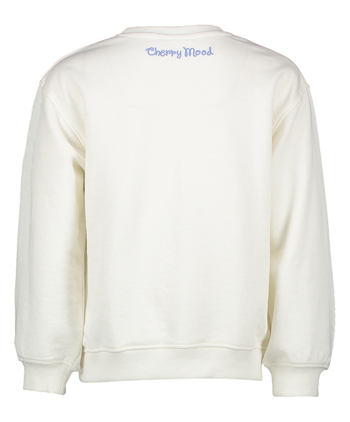 Witte sweater met cherry Name It