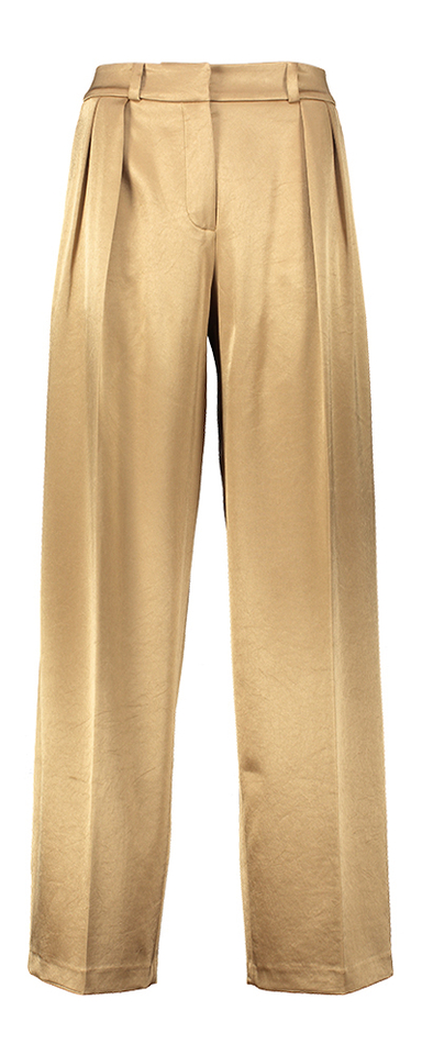Goudkleurige broek Liviana Conti
