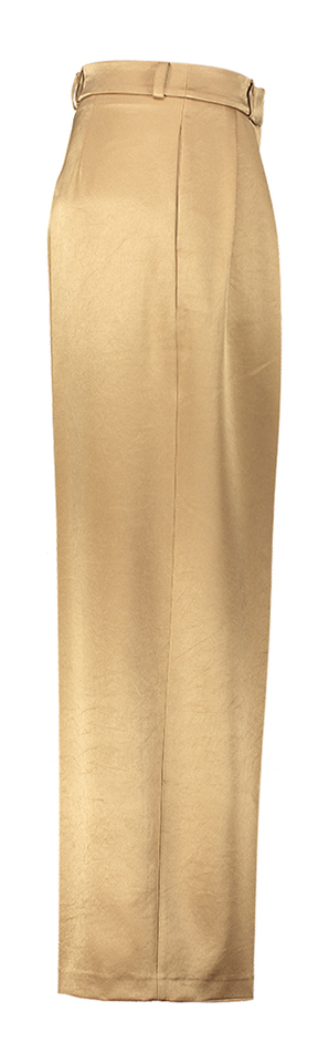 Goudkleurige broek Liviana Conti