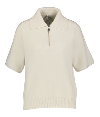Ecru trui met cashmere Liviana Conti