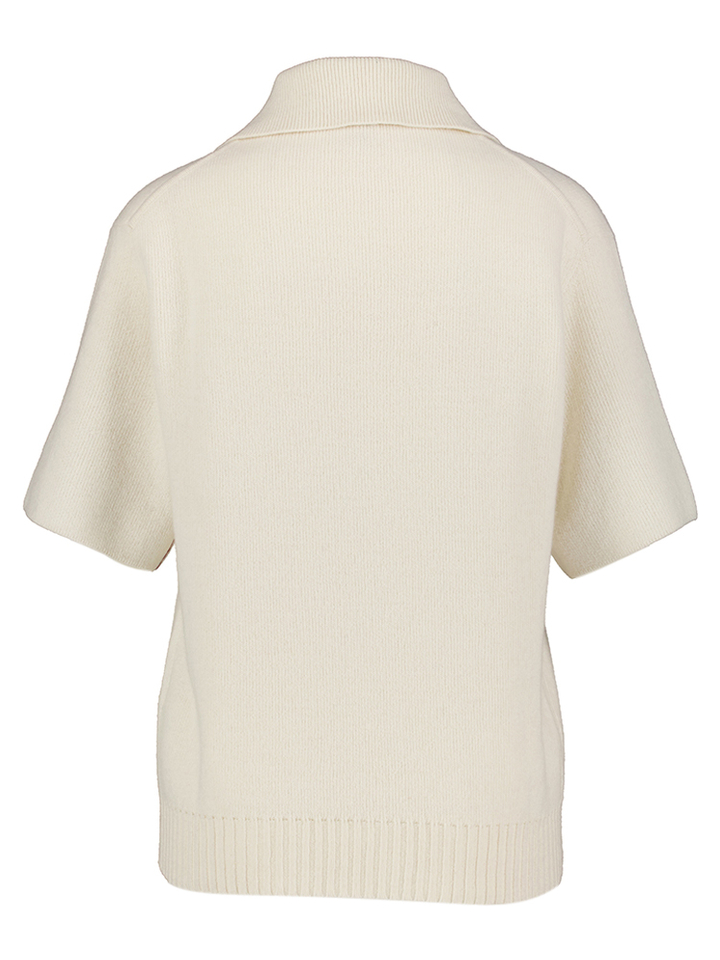 Ecru trui met cashmere Liviana Conti