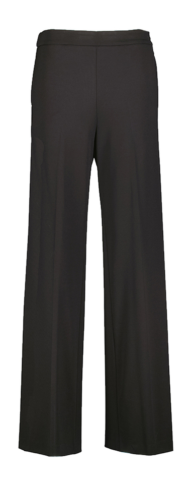 Zwarte Soepelvallende broek Liviana Conti
