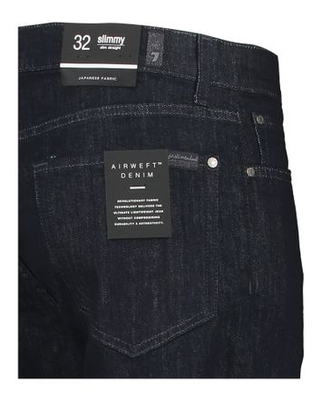 Donkerblauwe straight jeans For all mankind