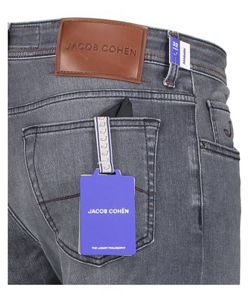 Grijze straight jeans Jacob Cohën