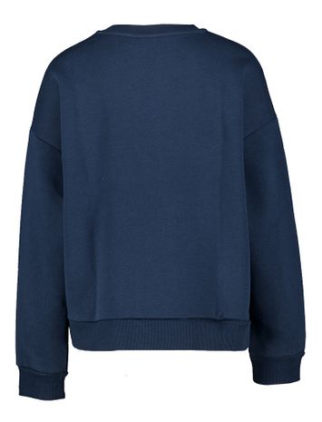 Donkerblauwe sweater met wit hart Visebiha Vila