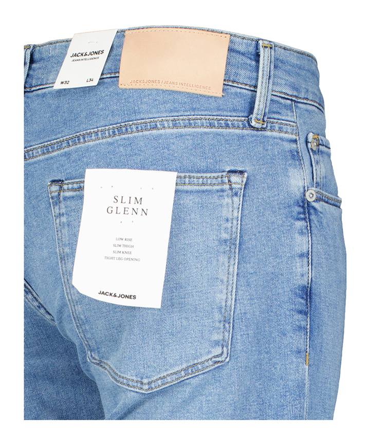 Lichtblauwe slim fit jeans met lage taille Jack & Jones