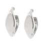 Gunmetal ronde oorbellen Laurence Delvallez