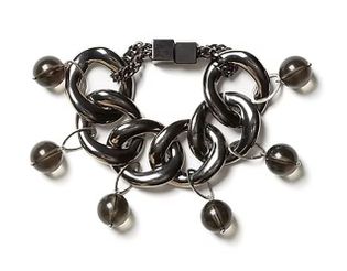 Laurence Delvallez Stones bracelet gunmetal