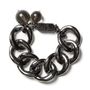 Arcus gunmetal armband Laurence Delvallez