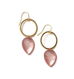 Laurence Delvallez Nelle oorbellen blush