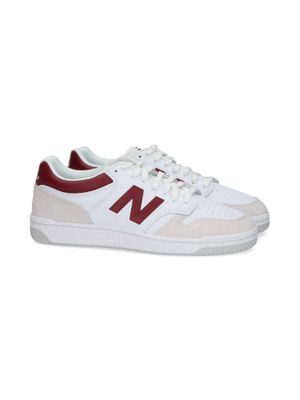 White/bordeaux lage sneakers New Balance