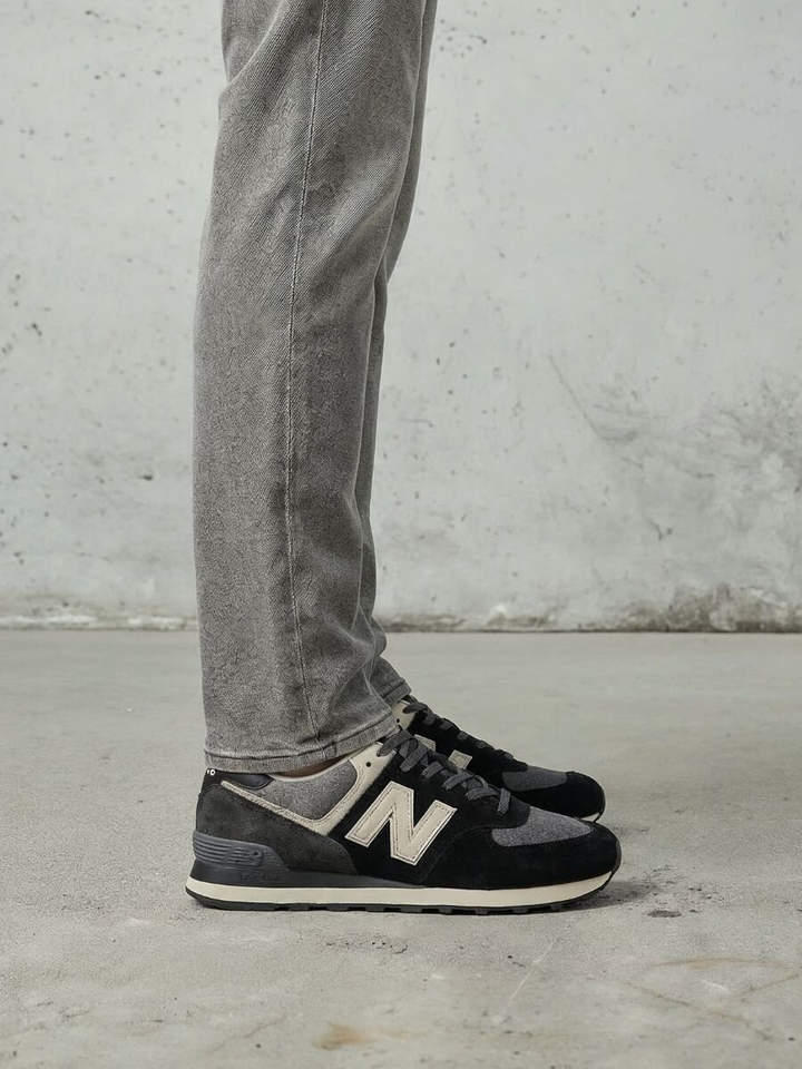Zwarte lage sneakers Model 574 New Balance 
