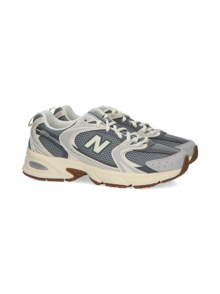 Stijlvolle sneaker, Raincloud met castlerock, model 530 New Balance