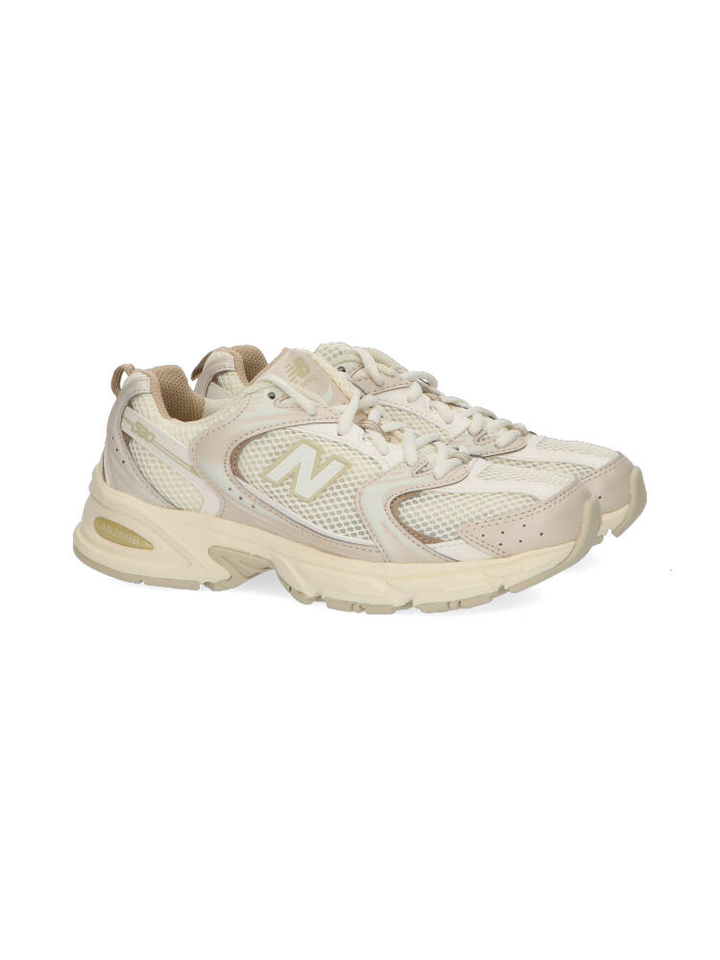 Stijlvolle sneaker, Beige met angora en incense, model 530 New Balance