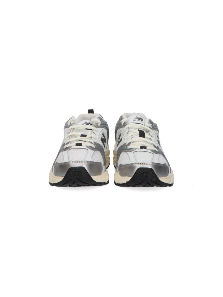 Stijlvolle lage sneaker silver metallic model 530 New Balance