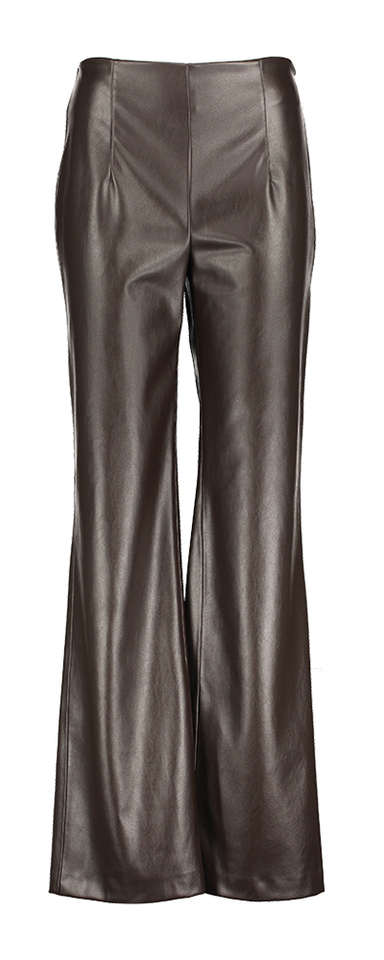 Bruine broek in leather look Kyle Oscar