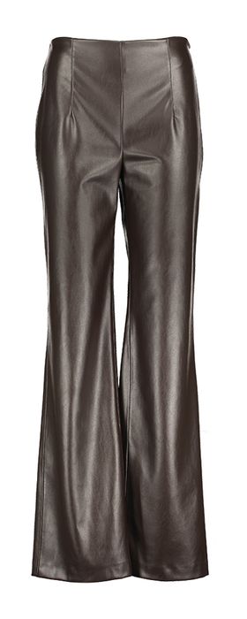Bruine broek in leather look Kyle Oscar