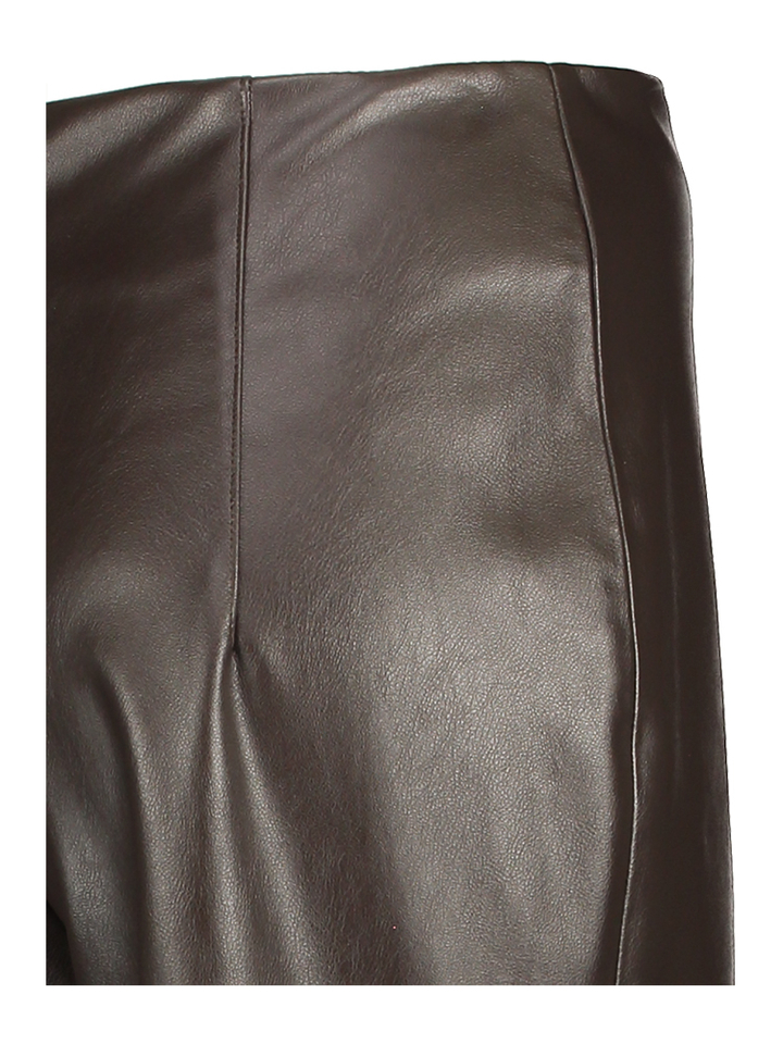 Bruine broek in leather look Kyle Oscar
