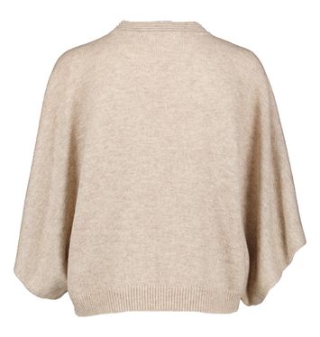 Beige wollen trui met wijde mouwen Chicago Oscar
