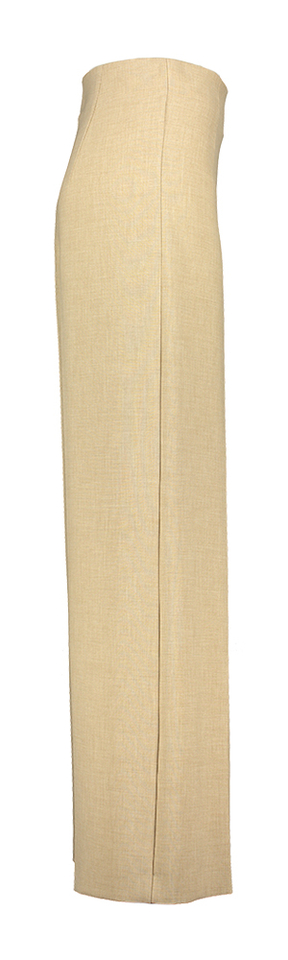Beige wijde geklede broek Amber Oscar