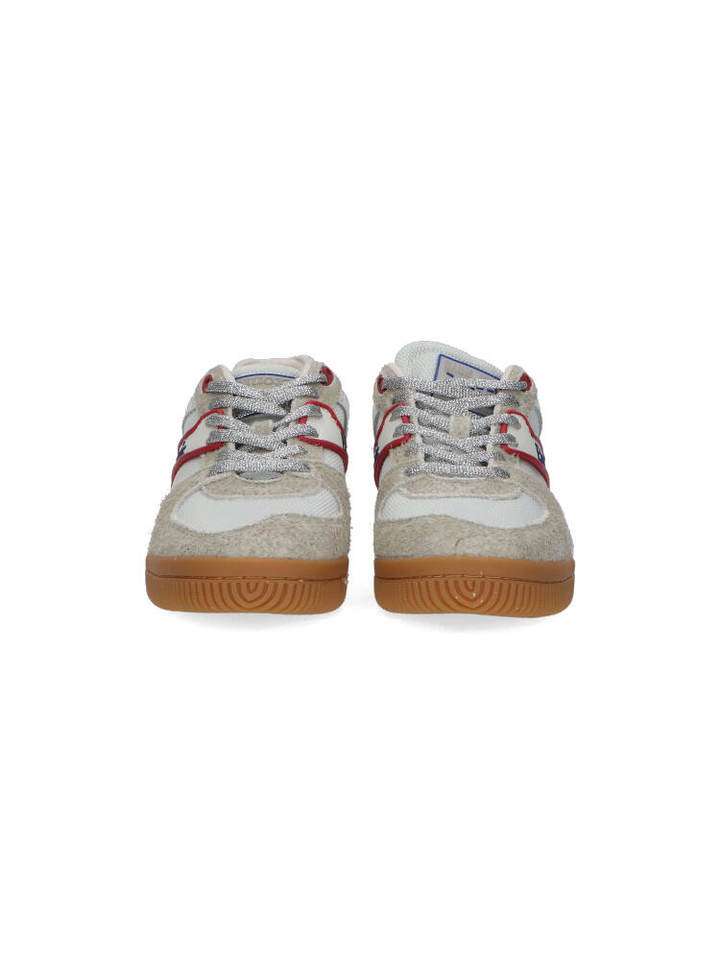 Witte lage sneakers met multicolor details Drop Shot Etonic