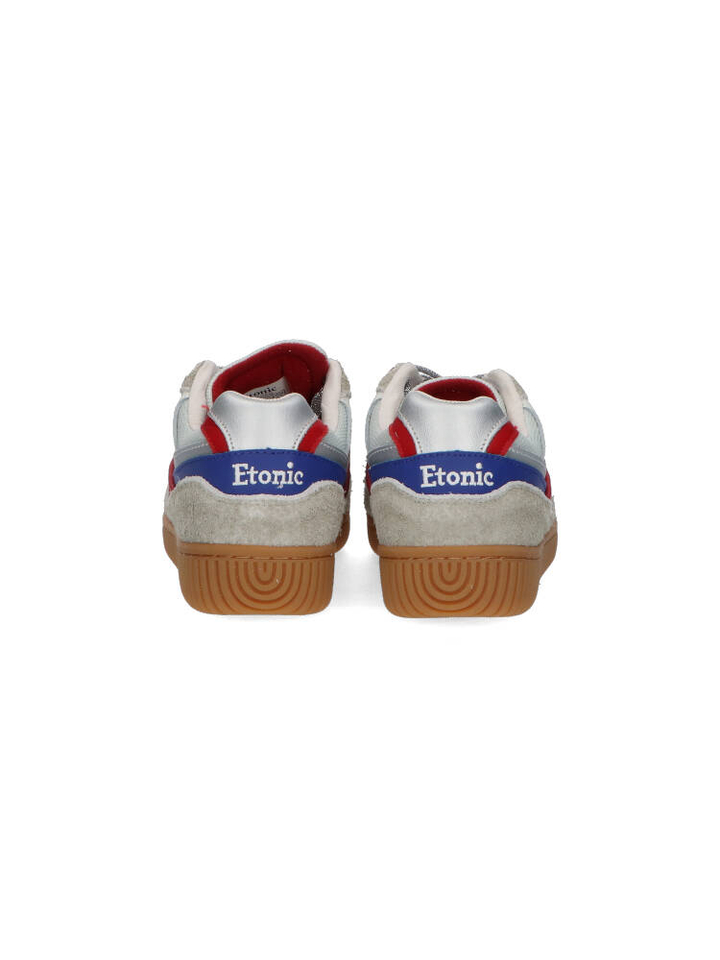 Witte lage sneakers met multicolor details Drop Shot Etonic