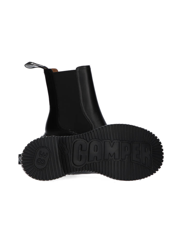 Zwarte boots met blokhak Pix London Camper