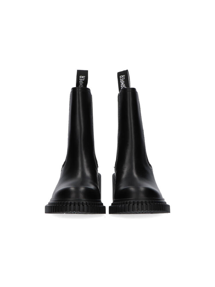 Zwarte boots met blokhak Pix London Camper