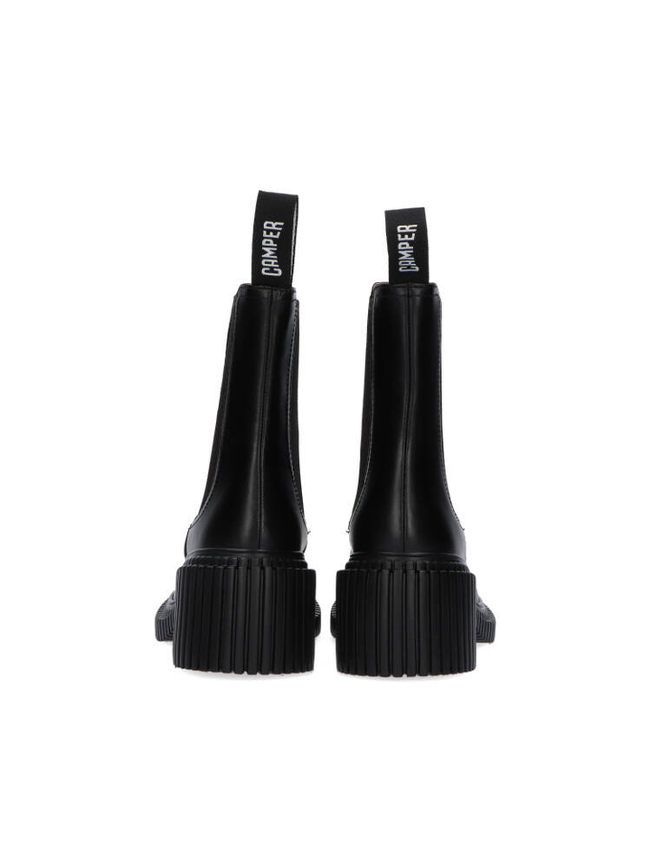 Zwarte boots met blokhak Pix London Camper