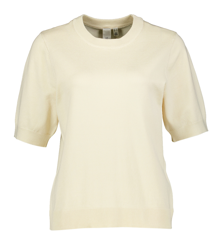 Beige trui met korte mouwen Yaslena Y.A.S