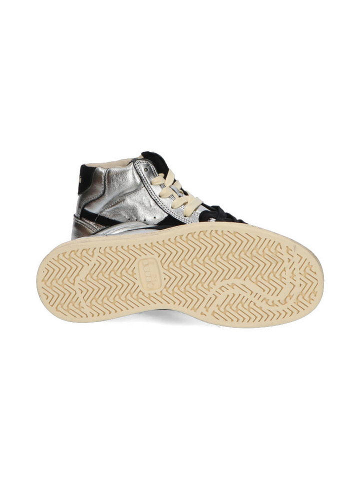 Zilver prestige high metal used hoge sneakers Diadora Heritage