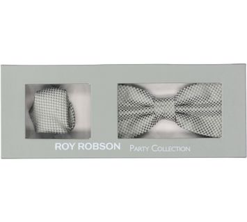 light green set van vlinderdas en pochette Roy Robson