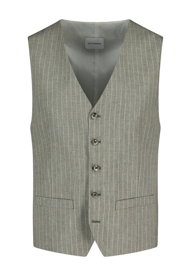 Groen gestreepte ondervest Roy Robson 