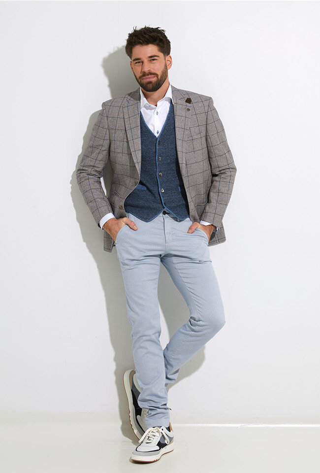 Geruite blazer Roy Robson 