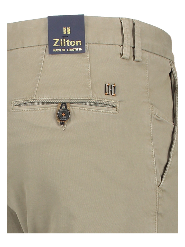 Sand beige katoenen broek Sidney Zilton