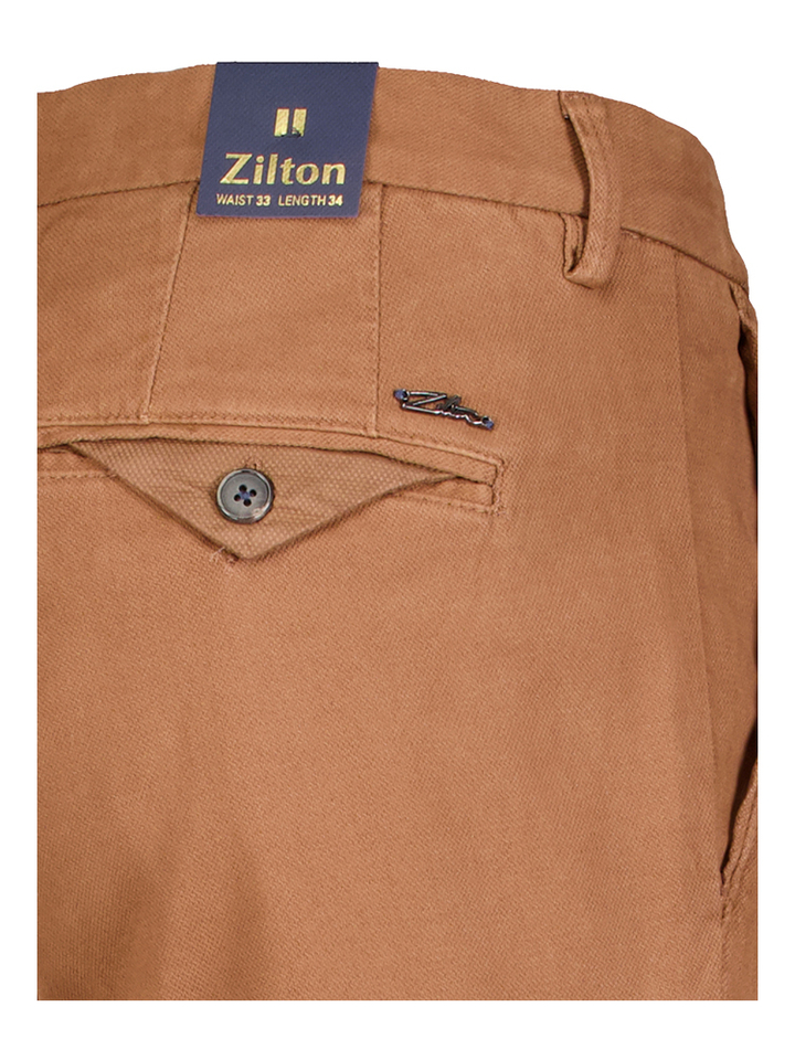 Camel kleurige chino Magnus Zilton 