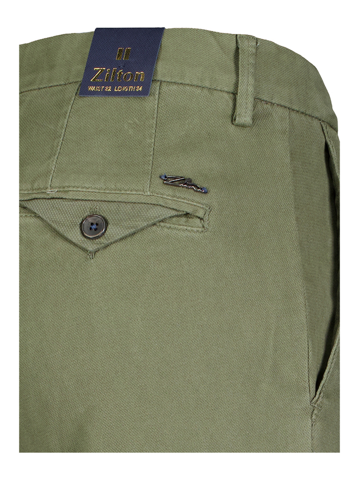 Kaki groen slim fit chino Magnus Zilton