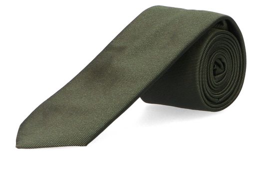 Donkergroene geribbelde das Hugo