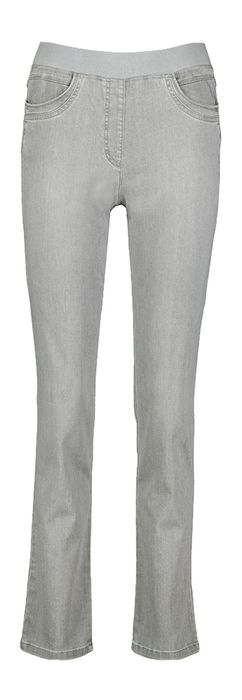 Grijze broek met elastiek Pamina Raphaela