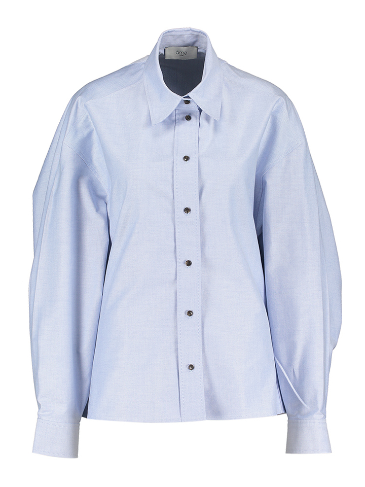 Blauwe bloes met wijde mouwen Mason Ame