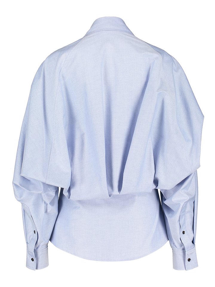 Blauwe bloes met wijde mouwen Mason Ame