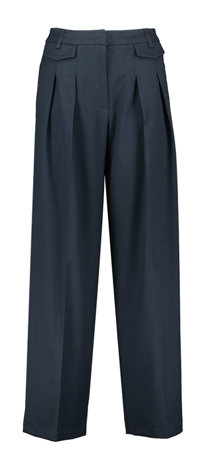 Blauwe wijde broek Michel âme