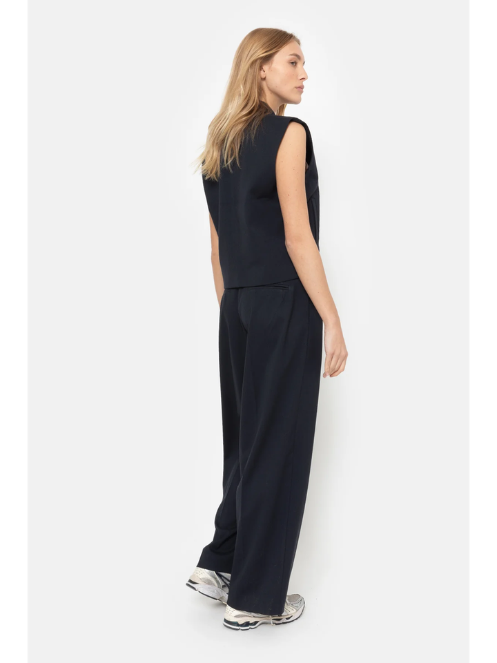 Blauwe wijde broek Michel âme