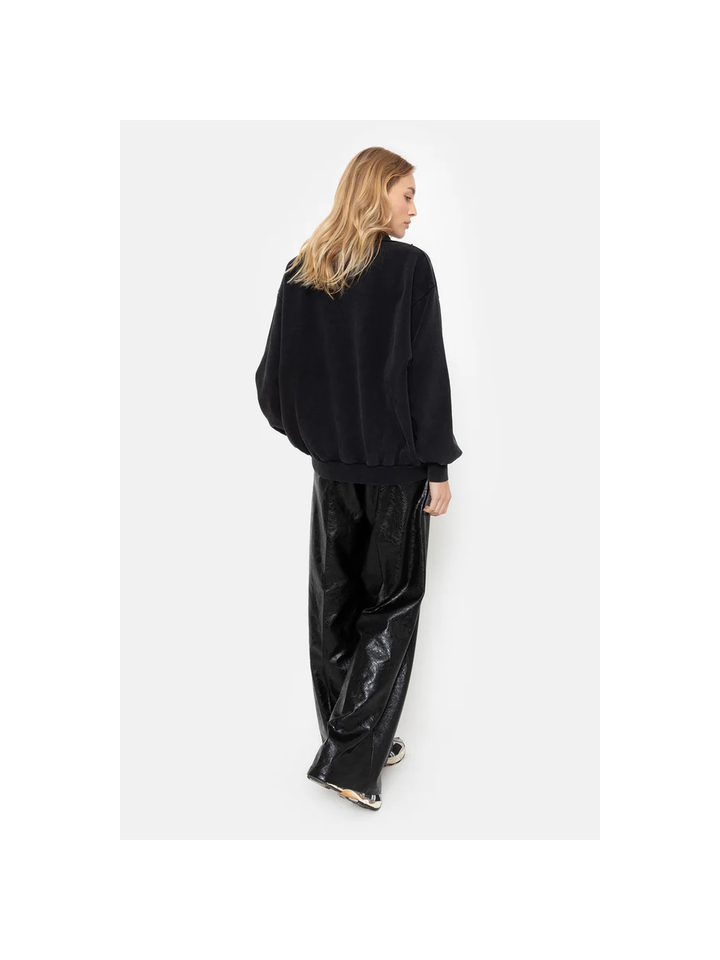 Zwarte gilet met rits Monaco Âme