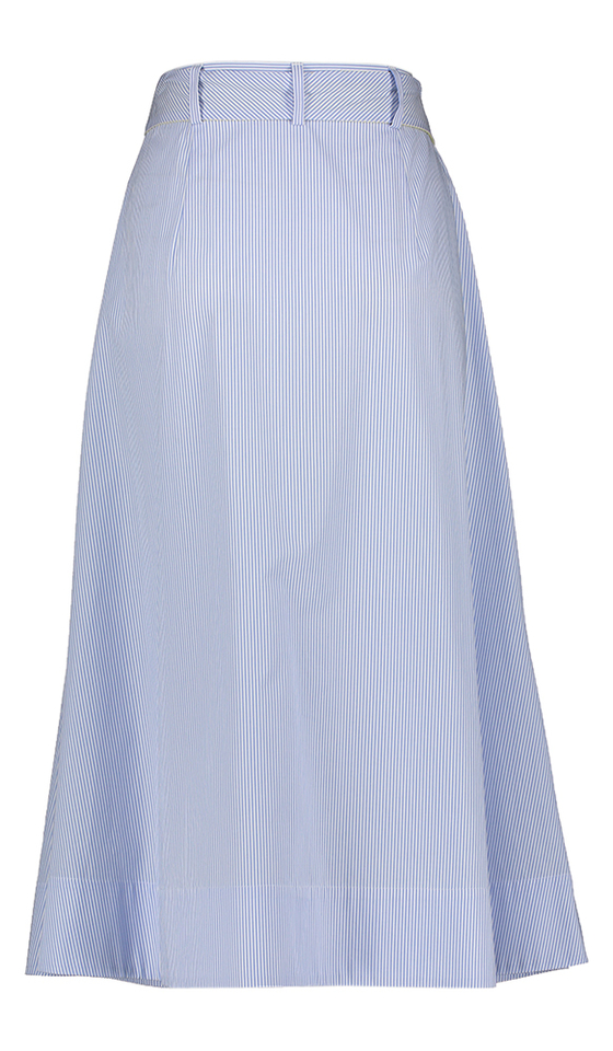 Wit met blauw gestreepte rok Lucero HER