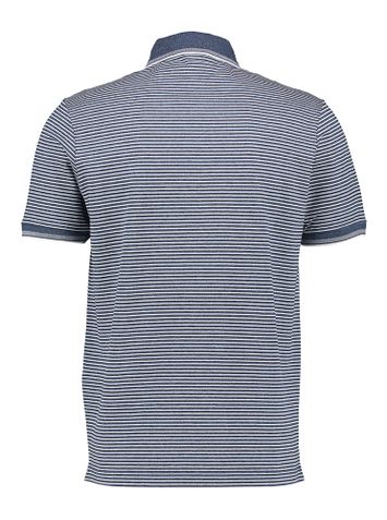 Blauw met wit gestreepte polo Paul&Shark 