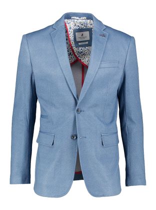A Fish Named Fred Blauwkleurige blazer in motief