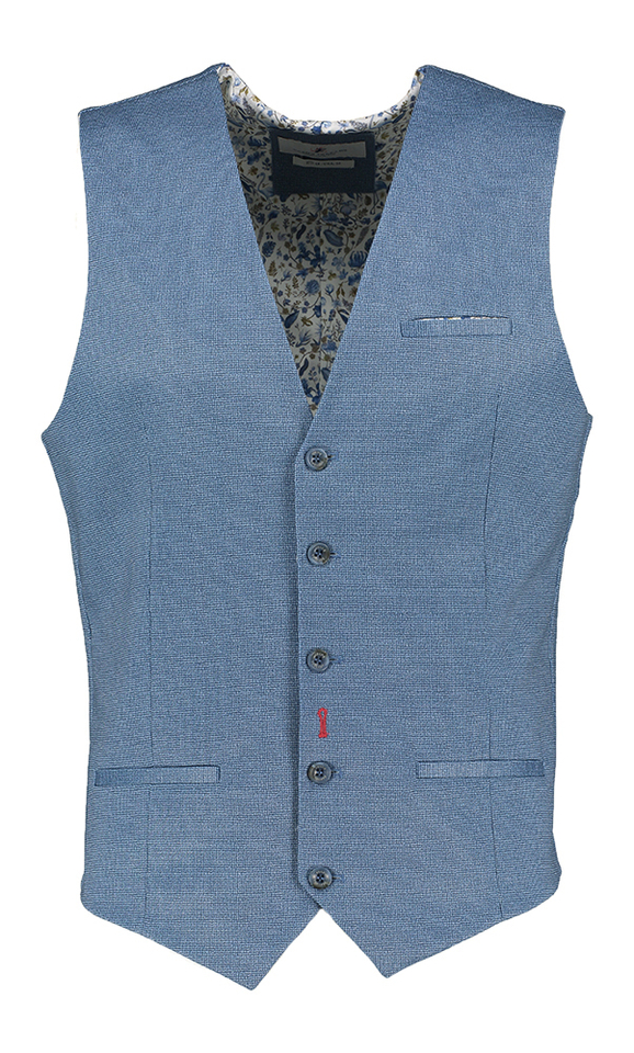 Blauwe gillet A Fish Named Fred