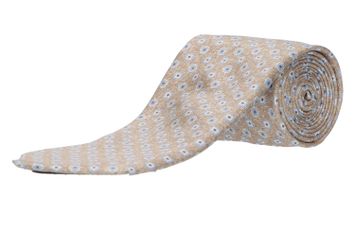 Beige das met details van blauw profuomo
